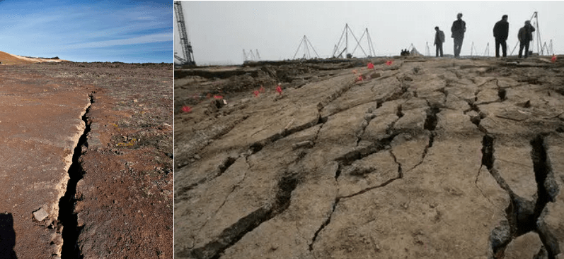 沙漠光缆故障图